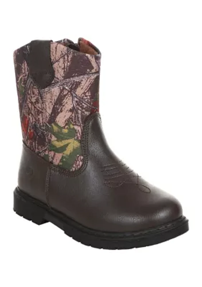 Youth Boys Partner Camo Boots