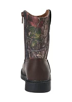 Toddler Boys Partner Camo Western Boots