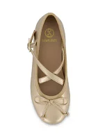 Youth Girls Candice Crossover Skimmer Flats