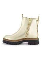 Youth Girls Luciana Chelsea Lug Sole Boots