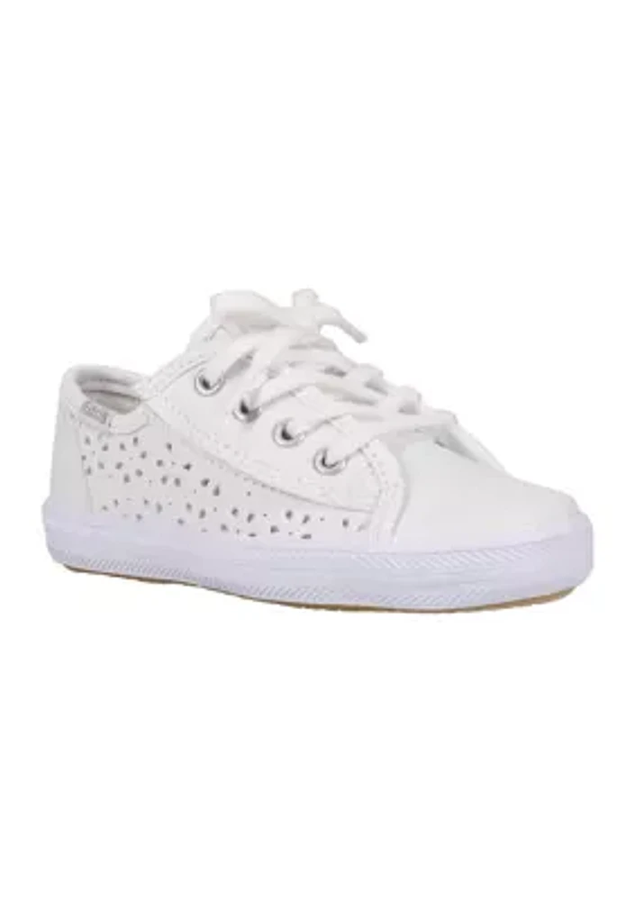 Toddler Girls Kickstart Jr. Perforated Leather Sneakers