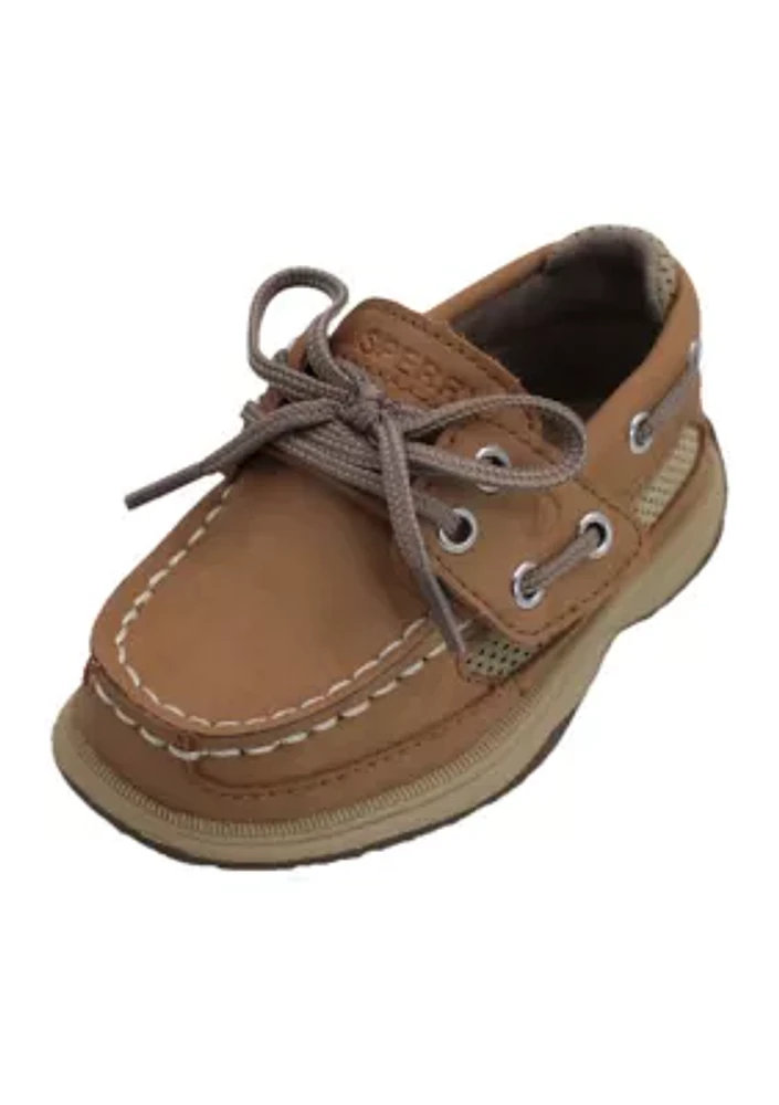 Little Kid Boys Lanyard Memory Foam Insole Boat Shoes