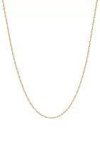 1.15 Millimeter Perfectina Solid Chain in 14K Yellow Gold