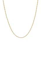 14K Yellow Gold 1.15 Millimeter Perfectina Solid Chain