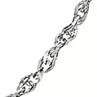 14K White Gold 1.15mm Perfectina Solid Chain 