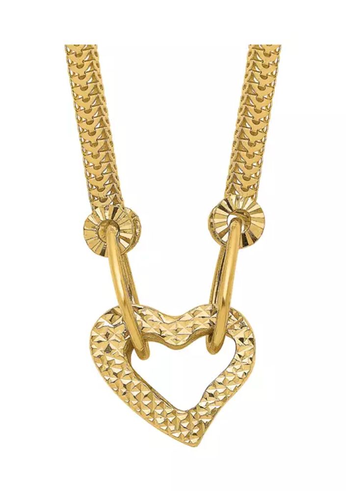 2in 14K Gold Diamond-Cut Cable Chain Extender