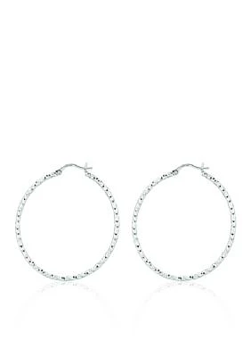 Sterling Silver Hoop Earrings