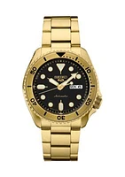 Men's 5 Sports US Special Edition Gold Series Automatic Movement YT Case and Bracelet Watch