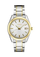 Men's White Dial Watch