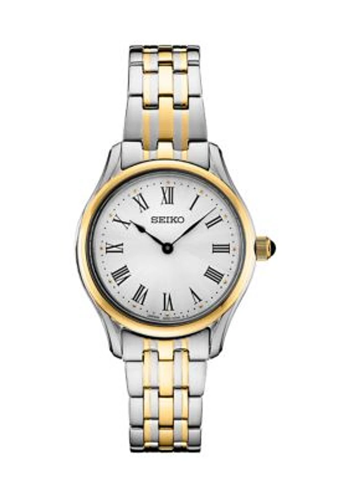 	  Essentials Two Tone Stainless Steel Watch 