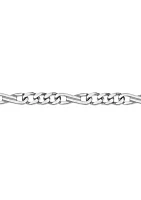 Stainless Steel 9mm Link Chain Bracelet in 8.5"