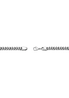 Stainless Steel 6MM Foxtail Chain Necklace, 18" Length