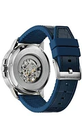 Men's Marine Star Automatic Blue Strap Watch, 45mm