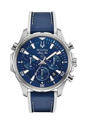 Men's Marine Star Chronograph Strap Watch