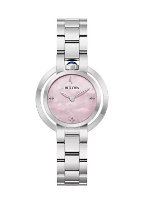 Pink Dial Watch 