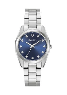 Women's Classic Surveyor Silver Tone Stainless Steel Bracelet Watch - 31 Millimeter