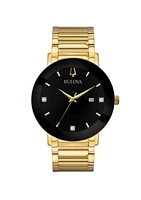 Men's Gold-Tone Modern Watch