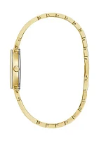 Modern Gold Tone Watch 