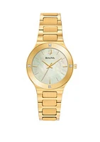 Gold-Tone Stainless Steel Millenia Bracelet Watch