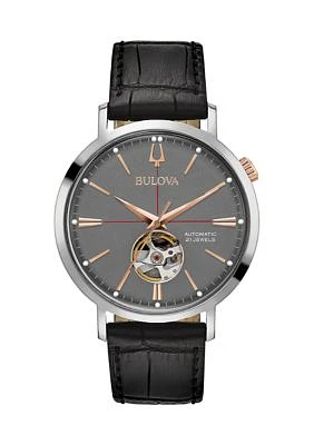  Aerojet Leather Strap Watch