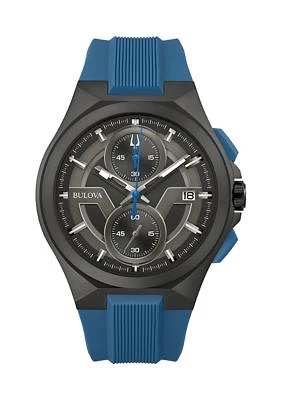 Men's Maquina Chronograph Blue Strap Watch