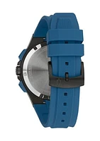 Men's Maquina Chronograph Blue Strap Watch