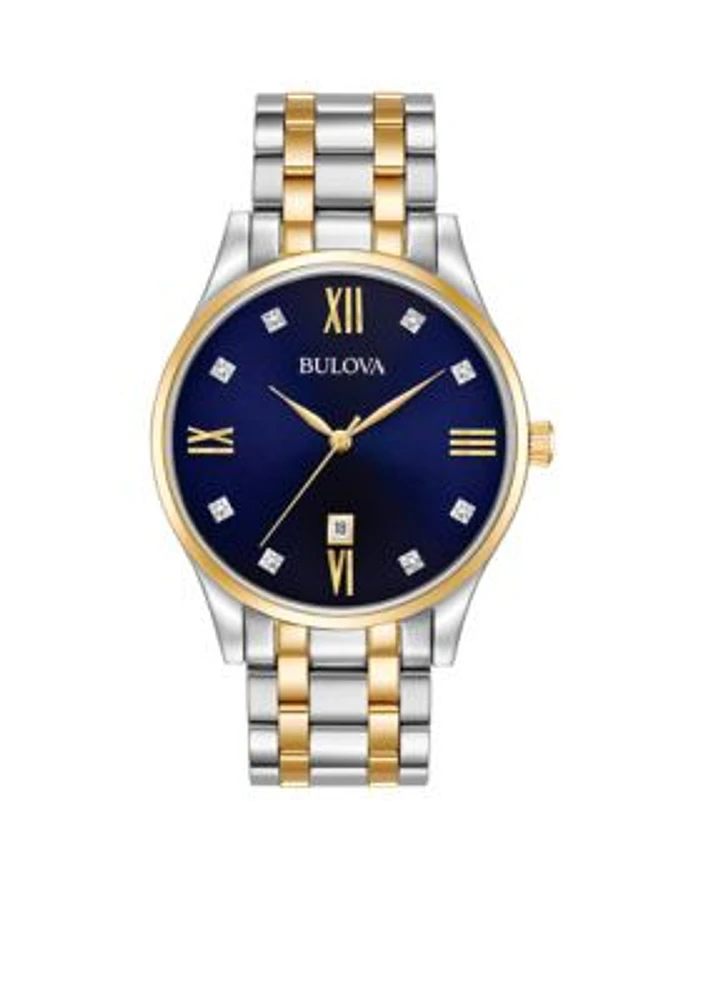 Men's Two-Tone Diamond Watch