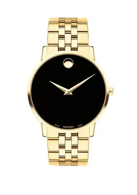 Yellow Gold PVD-Finished Stainless Steel Museum Classic Bracelet Watch