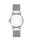 Women's Stainless Steel Classic Museum Mesh Bracelet Watch