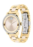 Gold Bracelet Watch 