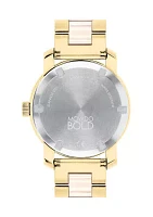 Gold Bracelet Watch 