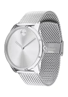 Bold Thin Silver Tone Watch