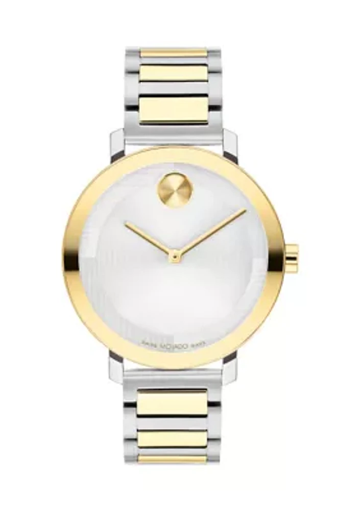 Women's Bold Evolution 2 Two Tone Bracelet Watch 