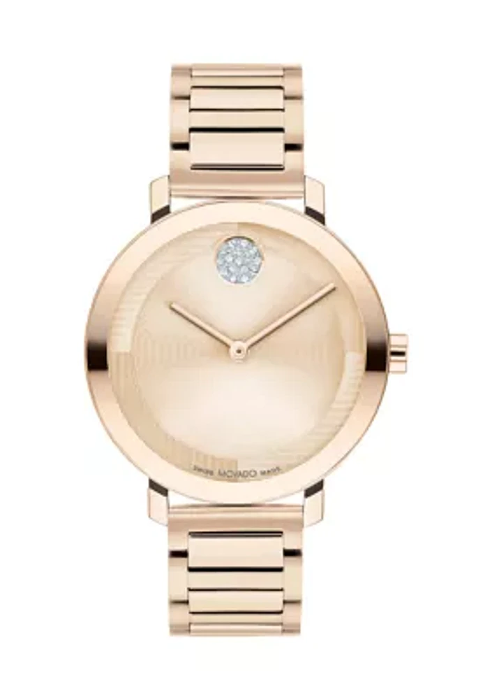 Women's Bold Evolution 2 Rose Gold Bracelet Watch