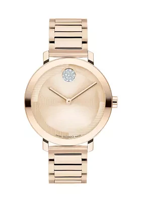 Women's Bold Evolution 2 Rose Gold Bracelet Watch