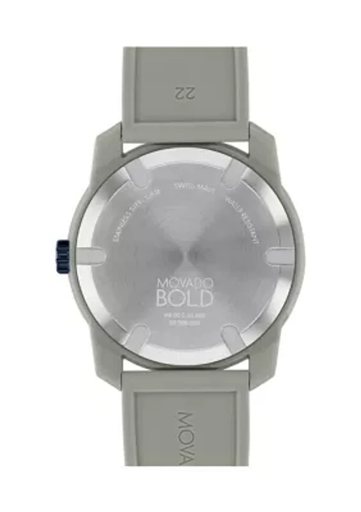 Men's Bold TR90 Gray Strap Watch