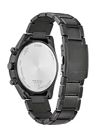 Men's Sport Luxury Radio Control Gray Bracelet Watch 