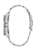 Men's Sport Casual Brycen Silver Tone Super Titanium Bracelet Watch