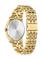 Men's Dress Classic Corso Gold Tone Stainless Steel Bracelet Watch 