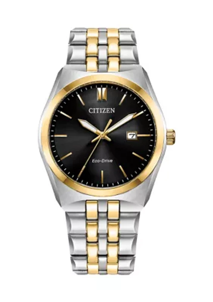 Citizen Eco-Drive Men's Corso Two-Tone Stainless Steel Bracelet Watch