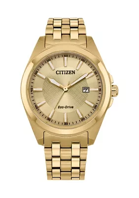 Men's Classic Peyton Gold Tone Stainless Steel Bracelet Watch 