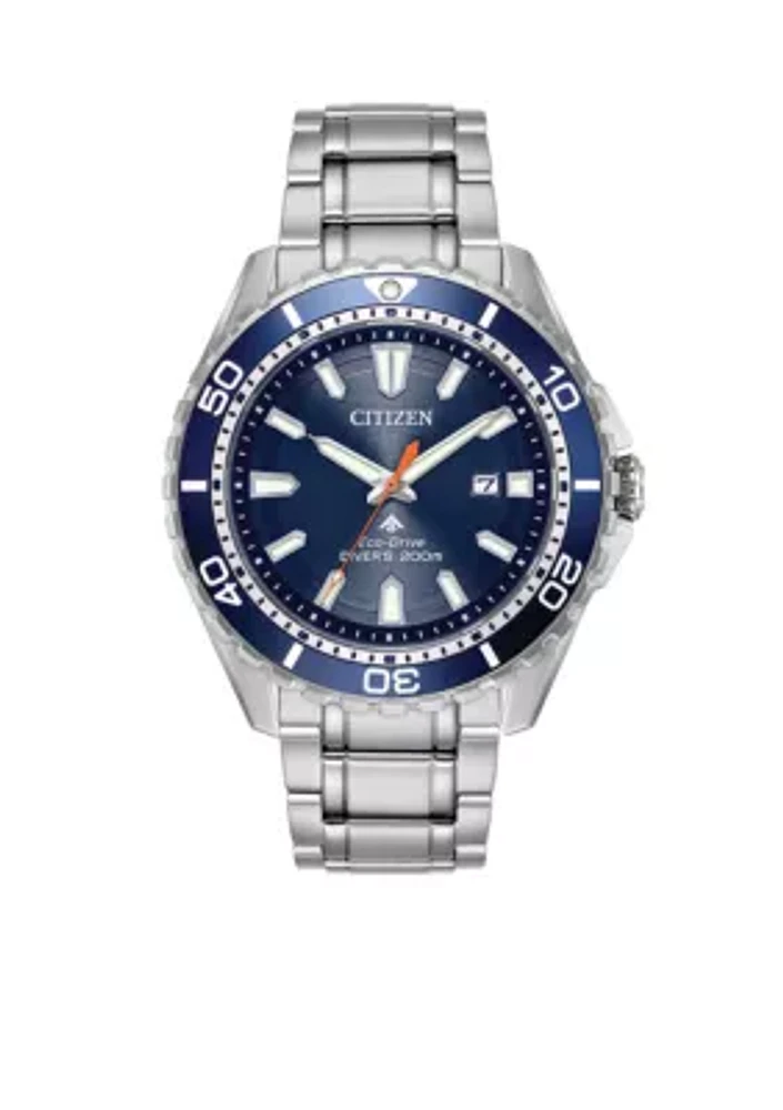 Men's Eco-Drive Stainless Steel Dive Watch