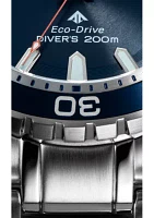 Men's Eco-Drive Stainless Steel Dive Watch