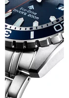 Men's Eco-Drive Stainless Steel Dive Watch