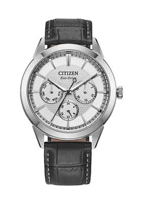 Men's Classic Eco Rolan Gray Strap Watch 