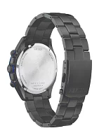 Black Stainless Steel Drive Watch