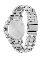 Men's Weekender Brycen Silver Tone Bracelet Watch - 44 Millimeter