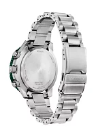 Men's Promaster Air Silver Tone Stainless Steel Bracelet Watch 