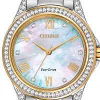 Women's Two Tone Stainless Steel Swarovski Watch