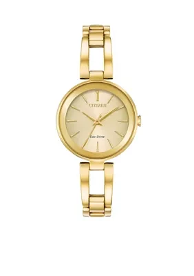 Gold-tone Stainless Steel Watch